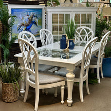 Load image into Gallery viewer, 7PC White Dining Set
