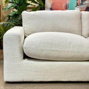 Plush Ivory Sofa