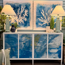Load image into Gallery viewer, Abstract Blues Sideboard
