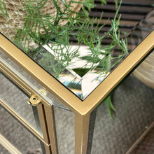 Load image into Gallery viewer, 2DRW Mirrored Nightstand
