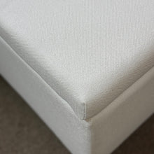 Load image into Gallery viewer, White Storage Ottoman
