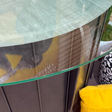 Load image into Gallery viewer, Glass Top Demilune Bar
