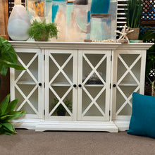 Load image into Gallery viewer, White Breakfront Cabinet
