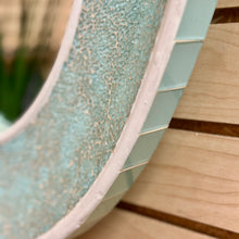 Load image into Gallery viewer, Aqua Crackle Mirror
