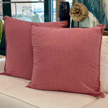 Load image into Gallery viewer, Pink Linen Pillow
