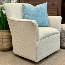 Load image into Gallery viewer, Ivory Greek Key Swivel Glider
