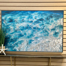 Load image into Gallery viewer, Ocean Waves On Aluminum Art
