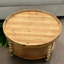 Load image into Gallery viewer, Round Spindle Leg Coffee Table
