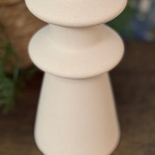 Load image into Gallery viewer, Ivory Ceramic Candle Holder
