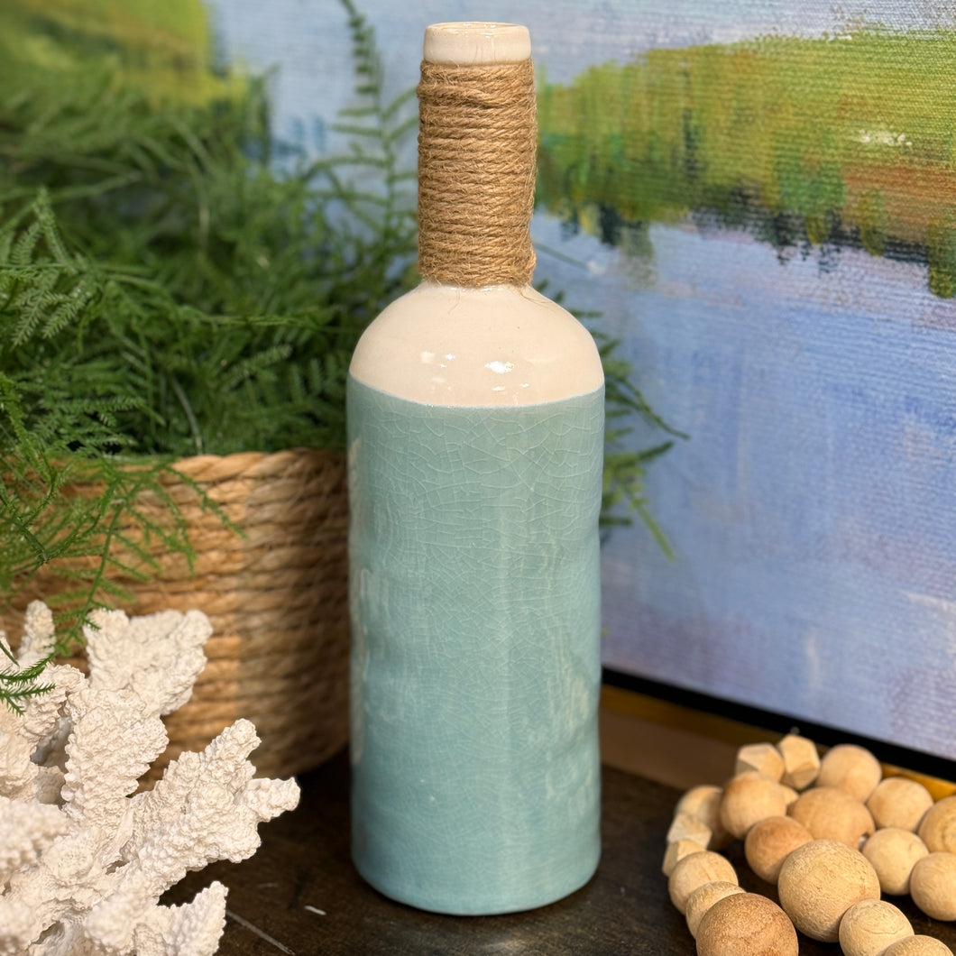 SM Rope Aqua Vase