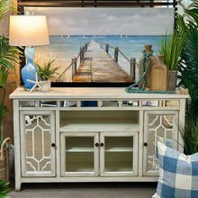 Load image into Gallery viewer, Ivory Mirrored Cabinet
