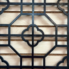 Load image into Gallery viewer, LG Black Geometric Wood Art
