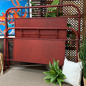 Liberty Furn. Queen Red Metal Bed