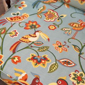 Bird Motif Loveseat