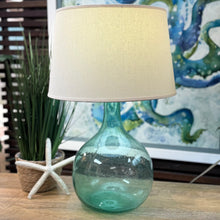 Load image into Gallery viewer, Aqua Glass Lamp

