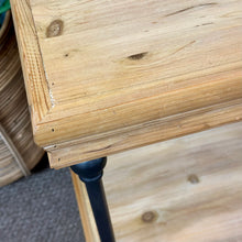 Load image into Gallery viewer, Wood/Metal Side Table
