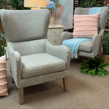 Load image into Gallery viewer, Grey Wingback Chair

