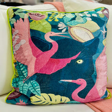 Load image into Gallery viewer, Vibrant Flamingo Pillow

