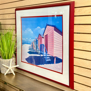 Red Framed Cabana Art