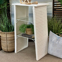 Load image into Gallery viewer, White Wicker Shelf
