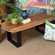 Load image into Gallery viewer, Reclaimed Wood/Metal Bench

