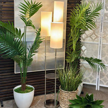 Load image into Gallery viewer, Tiered Silver Floor Lamp
