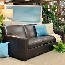 Load image into Gallery viewer, Ethan Allen &#39;Bennet Track-Arm&#39; Leather Sofa
