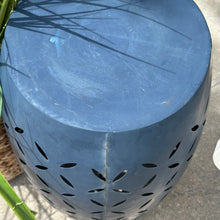 Load image into Gallery viewer, Blue Garden Stool
