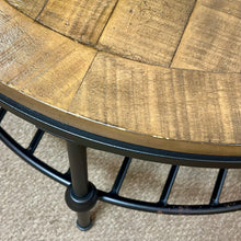 Load image into Gallery viewer, Round Wood/Metal Coffee Table
