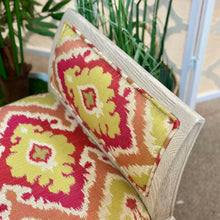 Load image into Gallery viewer, Custom Pink/Yellow Motif Bench
