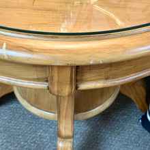 Load image into Gallery viewer, Round Wood Side Table
