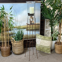 Load image into Gallery viewer, Set/3 Glass Candles W/Shells
