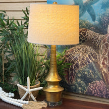 Load image into Gallery viewer, Gold Textured Lamp
