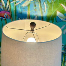 Load image into Gallery viewer, Blue Ribbed Lamp
