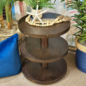 Round 3-Tier Side Table