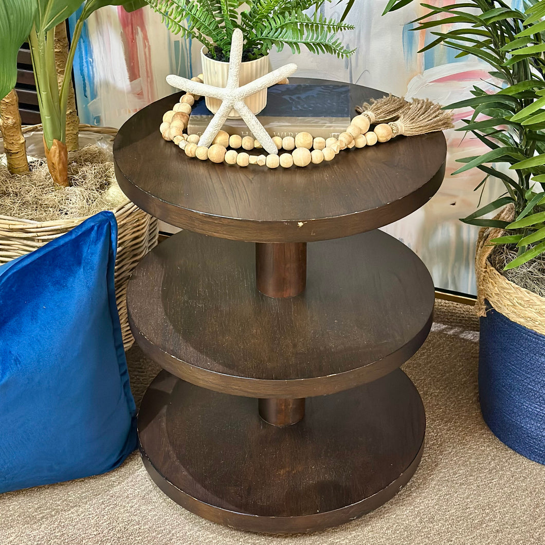 Round 3-Tier Side Table