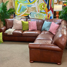 Load image into Gallery viewer, Lee Industries Leather Sectional W/Otto
