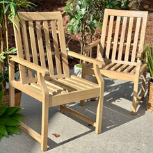 Load image into Gallery viewer, Honey Wood Outdoor Dining Chair
