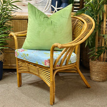 Load image into Gallery viewer, Floral/Rattan Accent Chair

