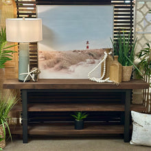 Load image into Gallery viewer, 3 Tier Wood Console
