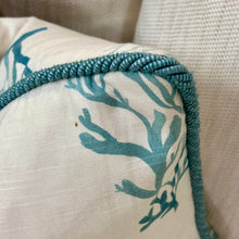 Load image into Gallery viewer, Aqua Sea Plant Down Pillow
