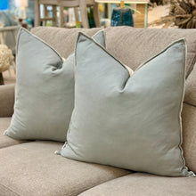 Load image into Gallery viewer, Laura Park Grey Down Pillow
