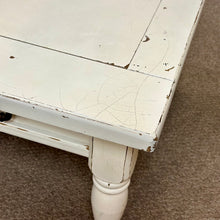 Load image into Gallery viewer, Distressed White Side Table
