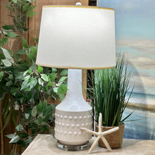 Load image into Gallery viewer, White Bubble Textured Lamp
