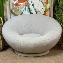 Load image into Gallery viewer, Grey Donut Swivel Chair
