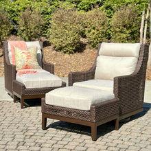 Load image into Gallery viewer, Summer Classics Outdoor Chair &amp; Ottoman
