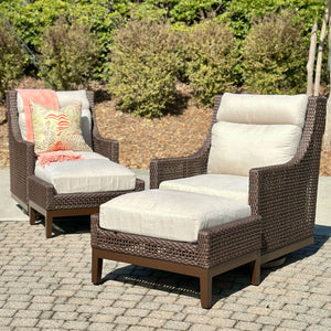 Summer Classics Outdoor Chair & Ottoman