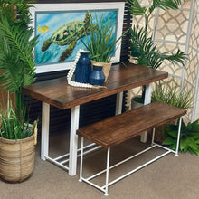 Load image into Gallery viewer, 2PC Reclaimed Wood/White Dining Set
