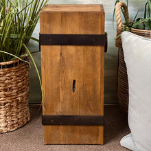 Load image into Gallery viewer, Wooden Column Side Table/Plant Stand

