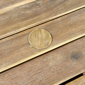Outdoor Round Wood Dining Table